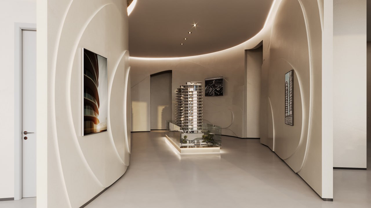Real Estate Office 3D render